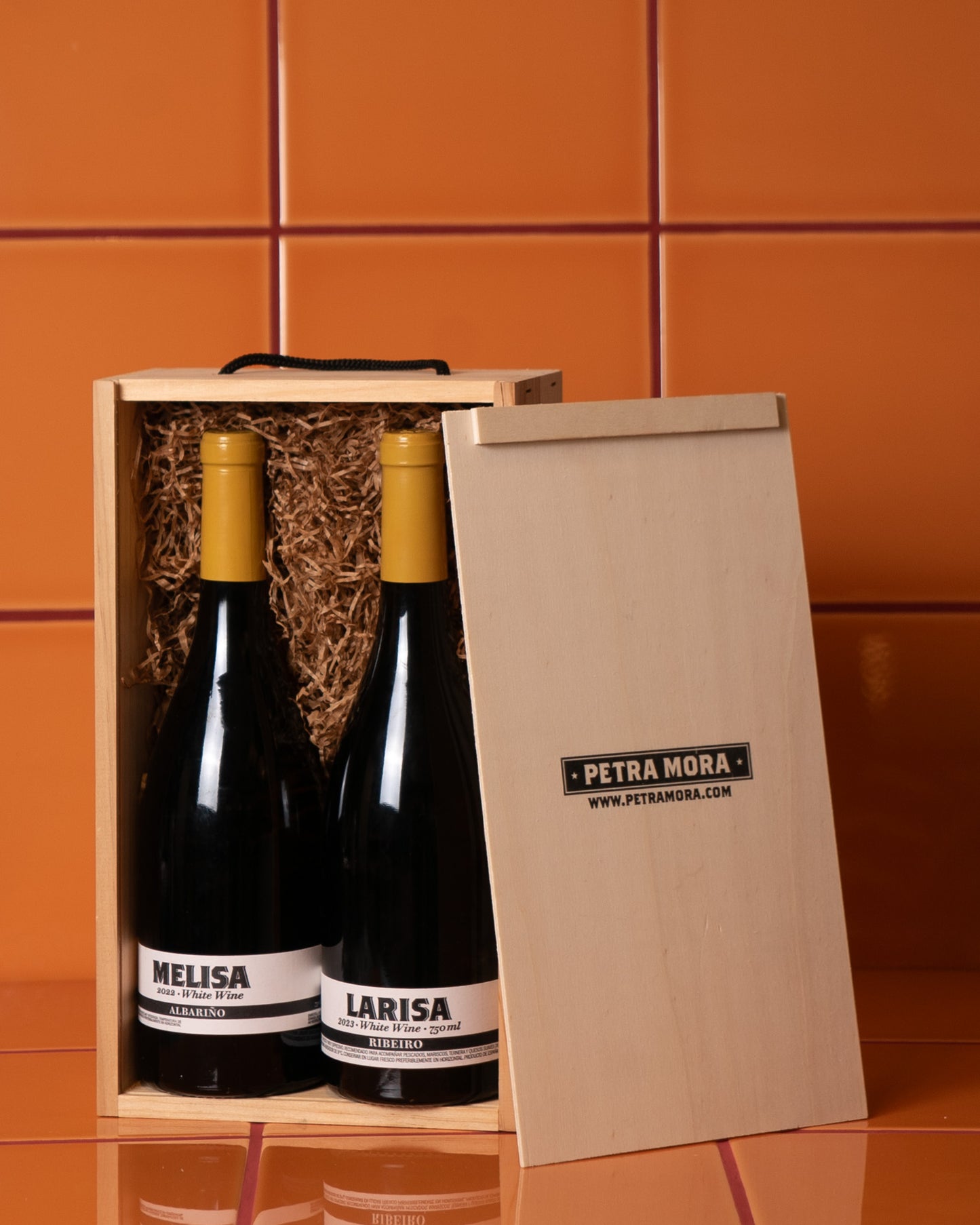 Pack regalo dos botellas blanco