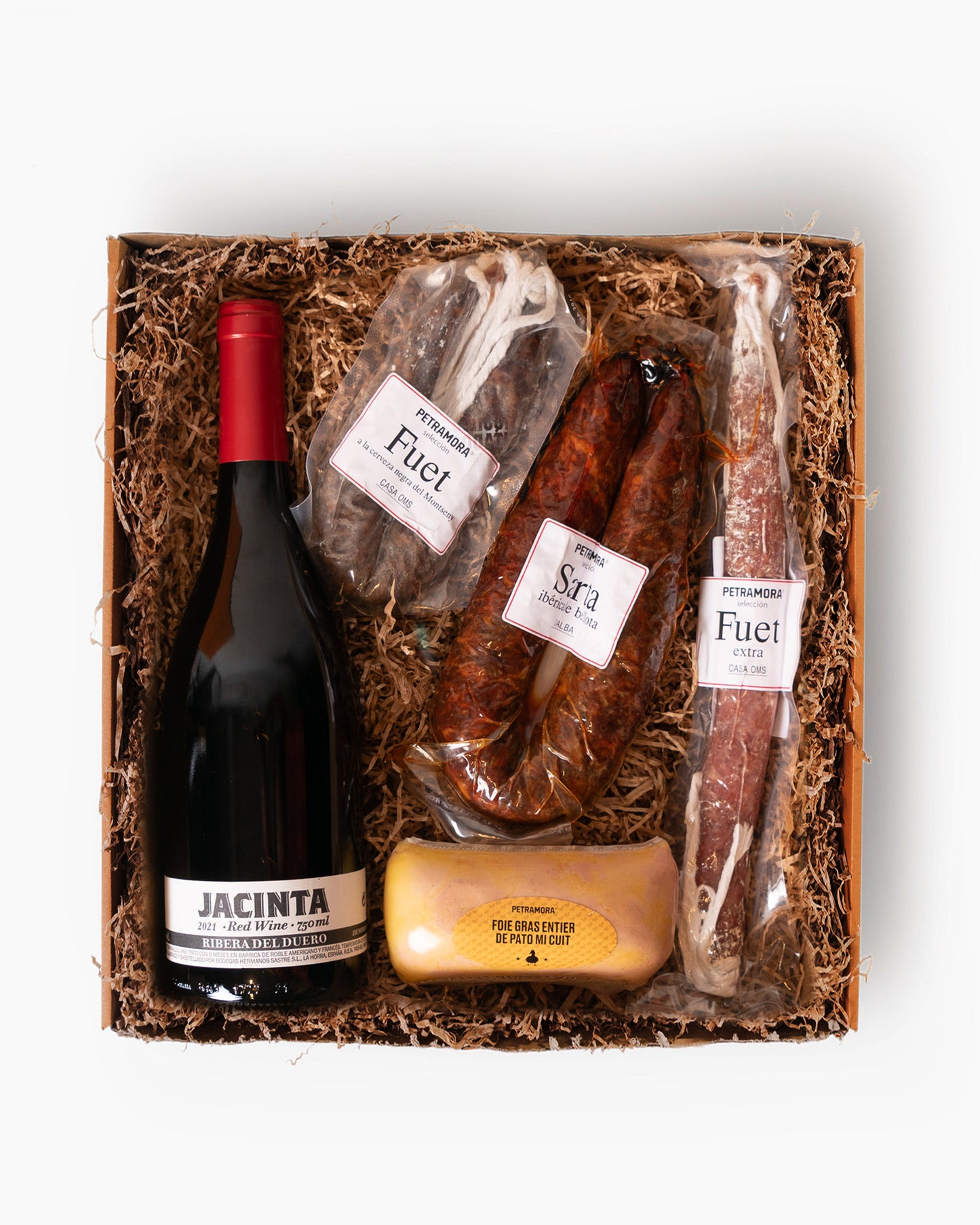 Picoteo de embutidos y foie