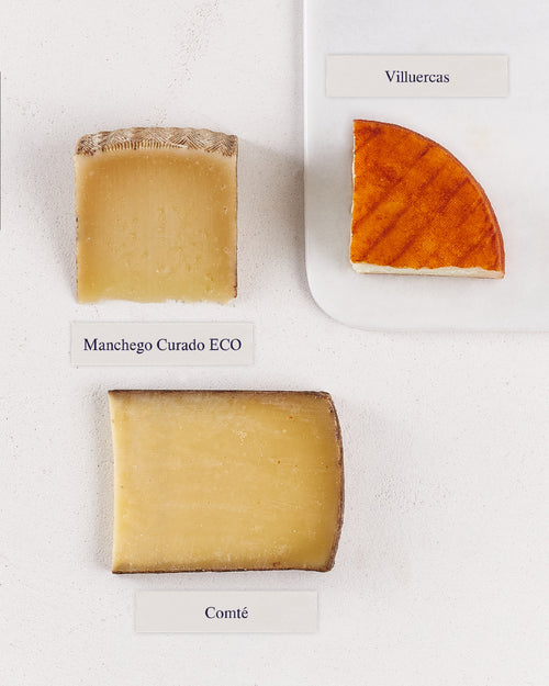 Tabla de quesos curados