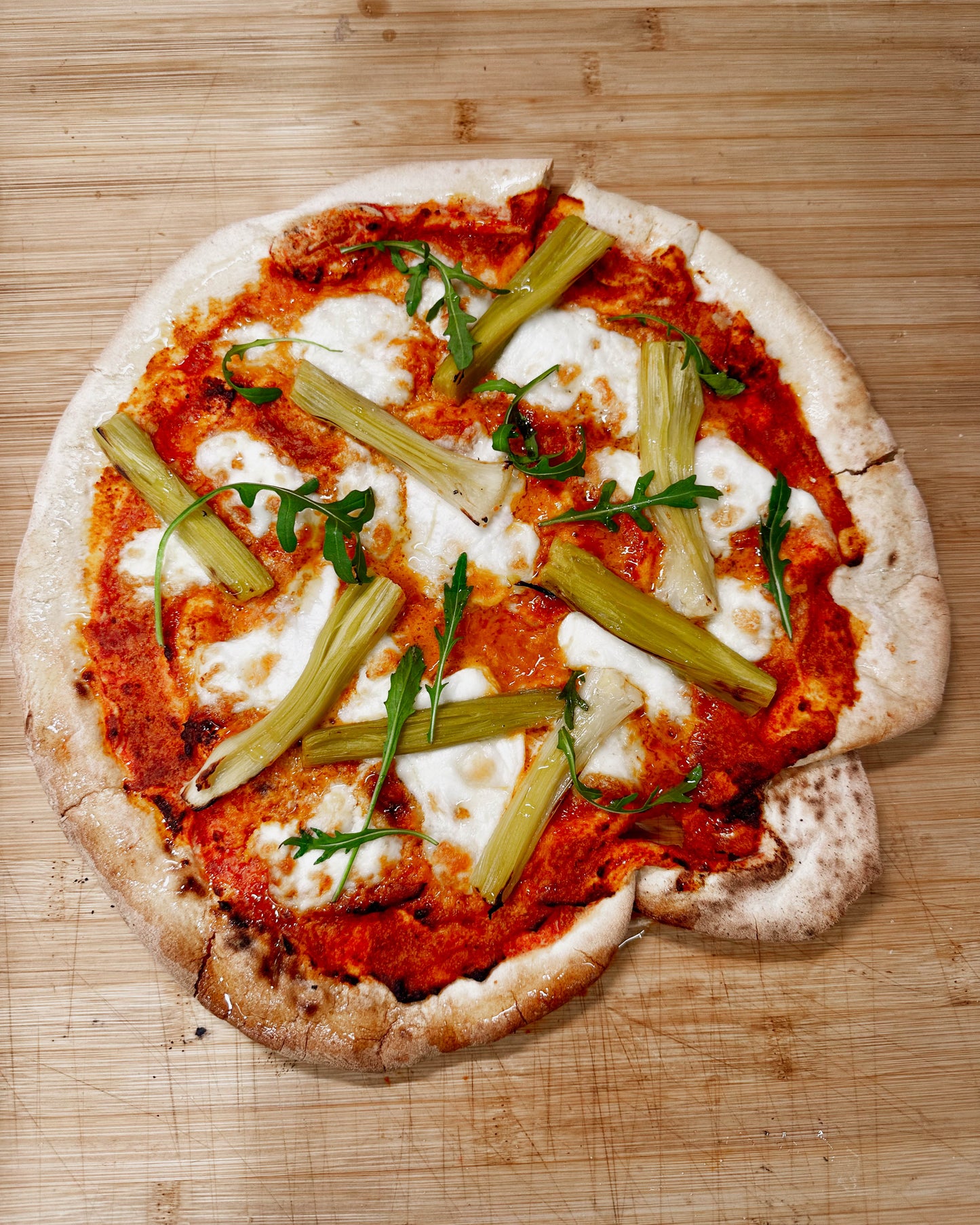 Pizza calçotada