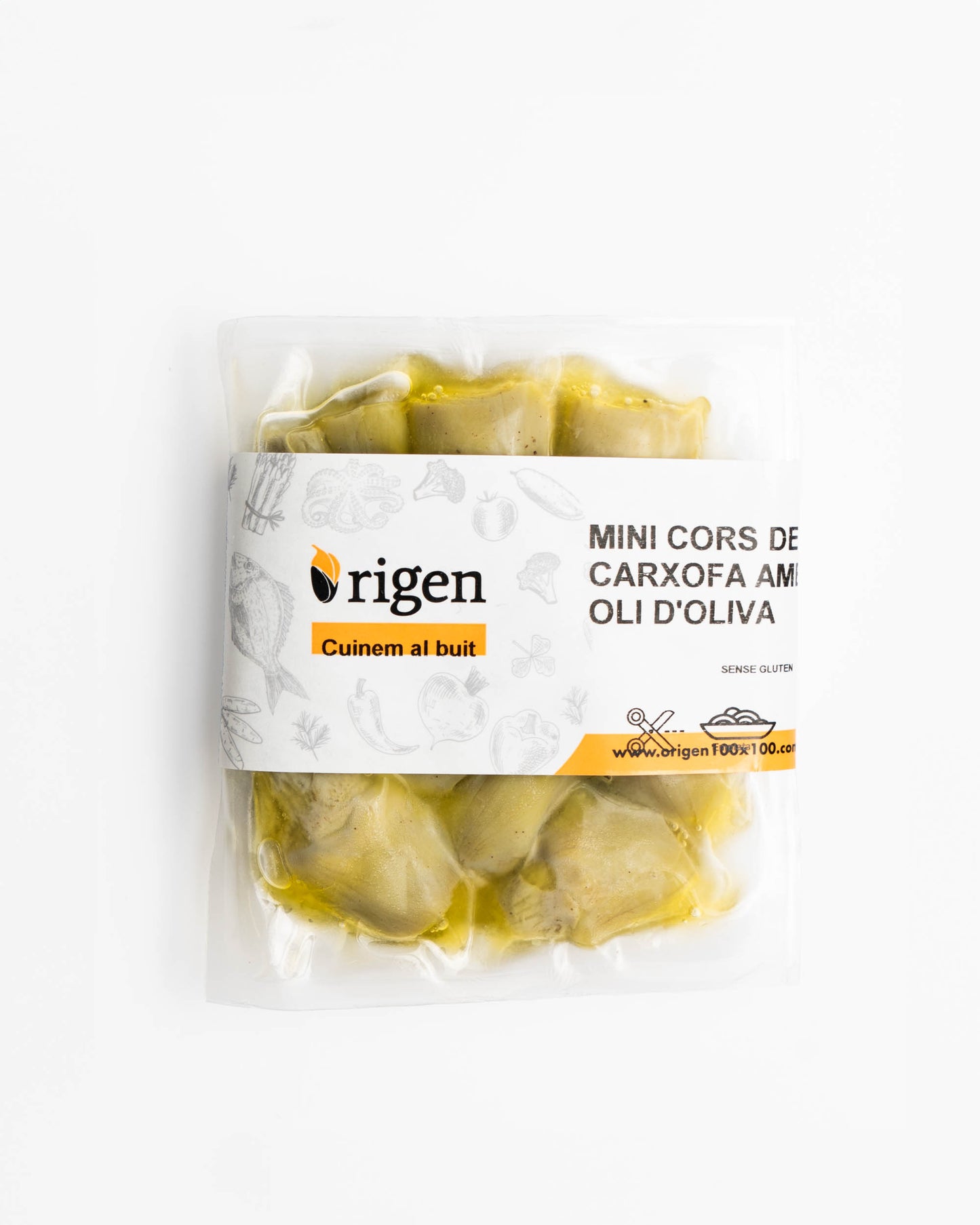 Mini corazones de alcachofa confitada 180 g