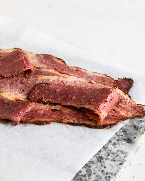 Pastrami de black angus loncheado 150 g