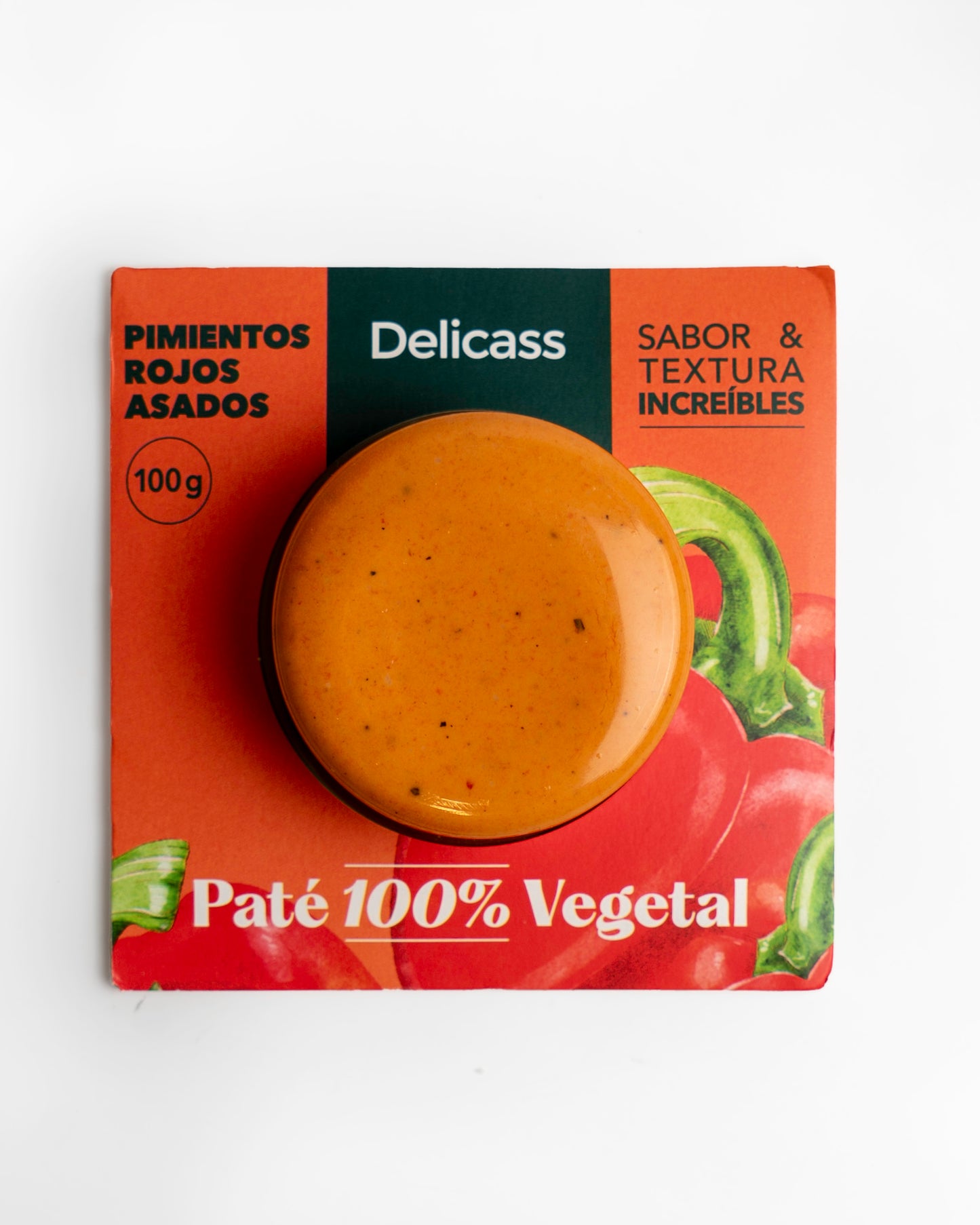Paté vegetal con pimientos asados 100 g