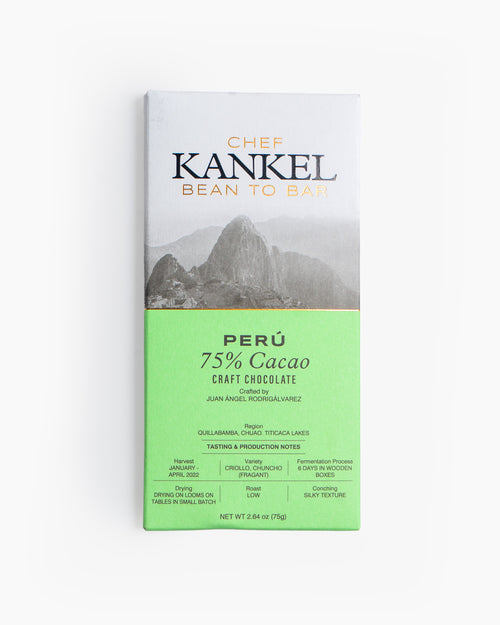 Tableta de chocolate 75% cacao origen Perú