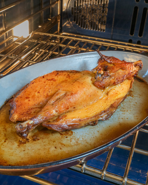 Pollo de caserío media pieza preasado