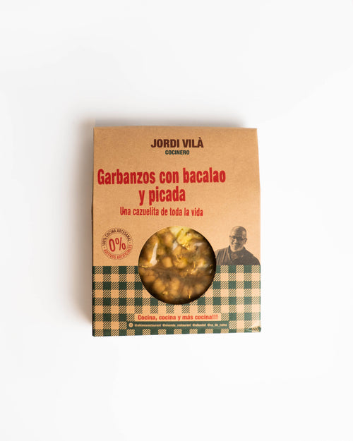 Garbanzos con bacalao