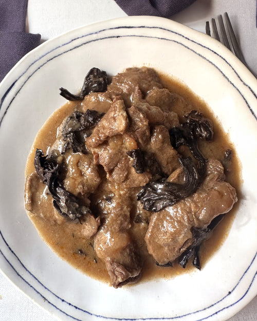 Fricandó con trompeta de la muerte 300 g