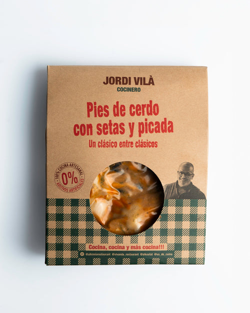 Manitas de cerdo con setas y picada 550 g