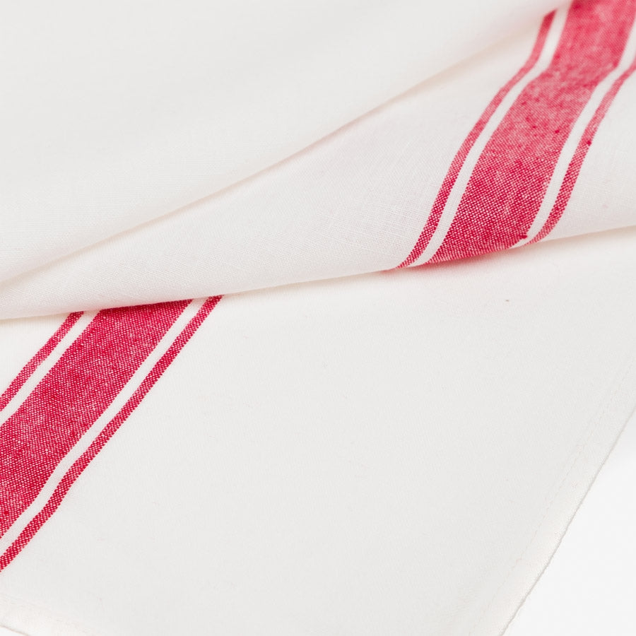 Paño de cocina blanco/rojo Vivario
