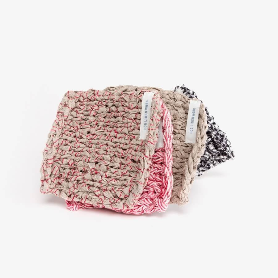 Mini agarraderas de lino Fog Linen