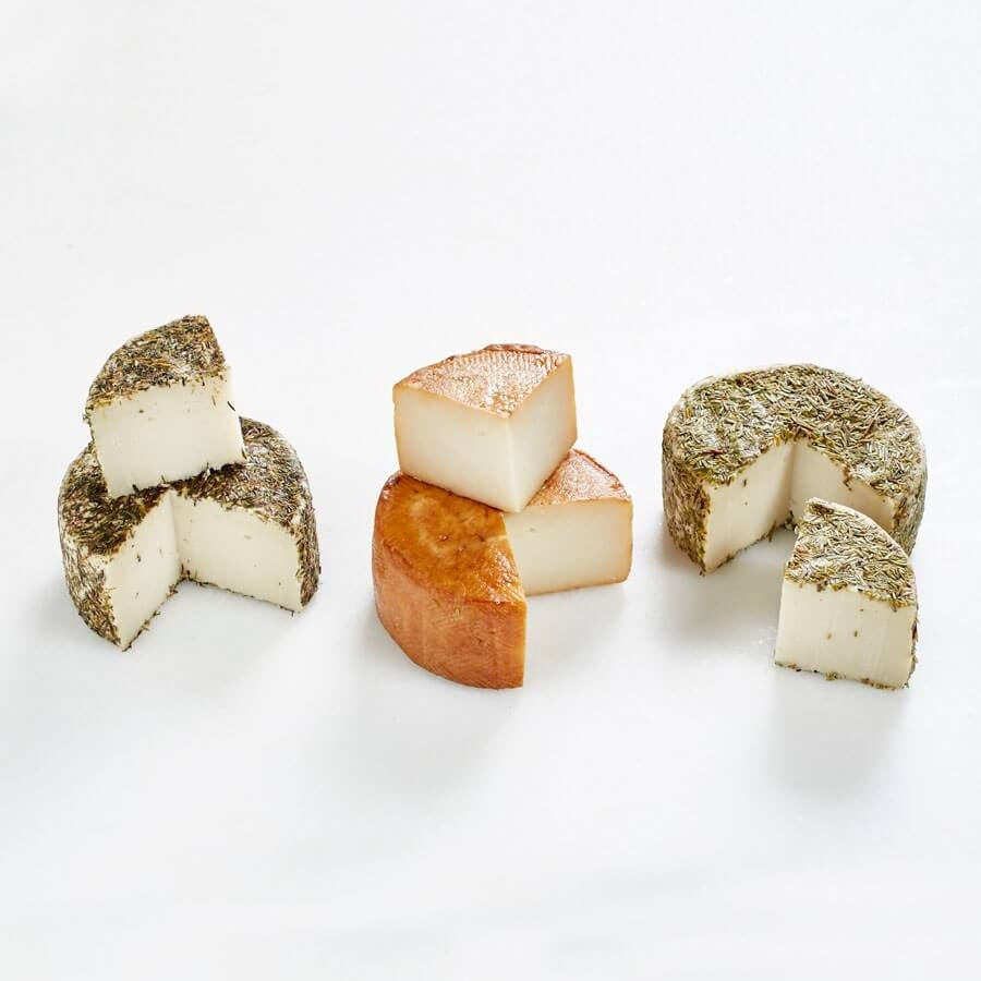 Quesos Semicurados Tomillo, Vino y Romero +700g