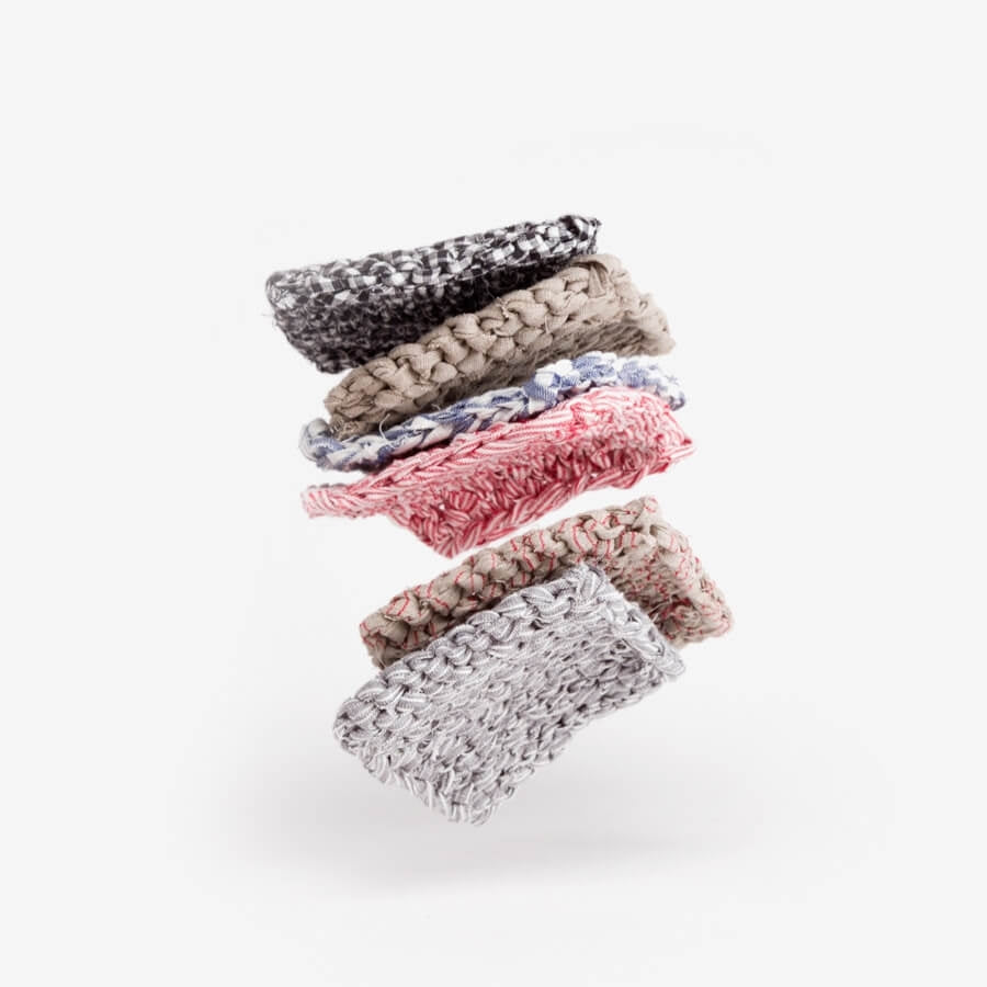 Mini agarraderas de lino Fog Linen