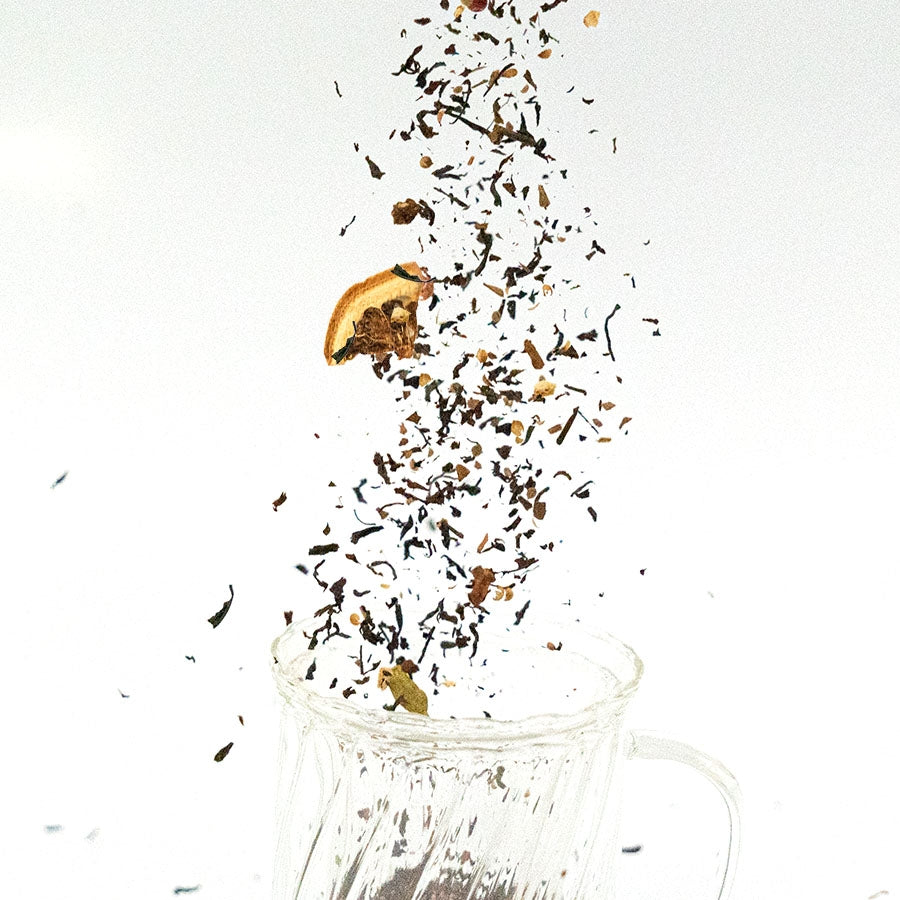 Té negro con naranja