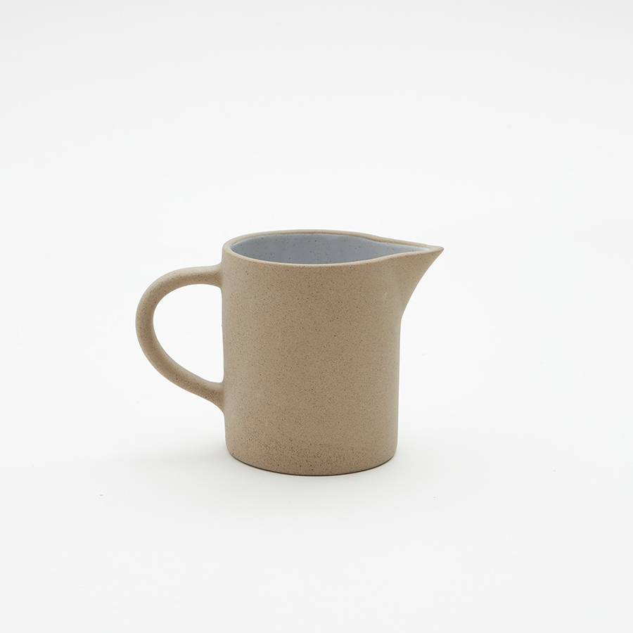 Jarra de gres beige