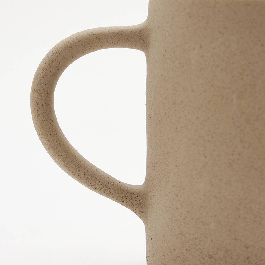 Jarra de gres beige