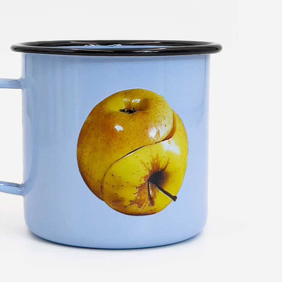 Taza esmaltada Manzana