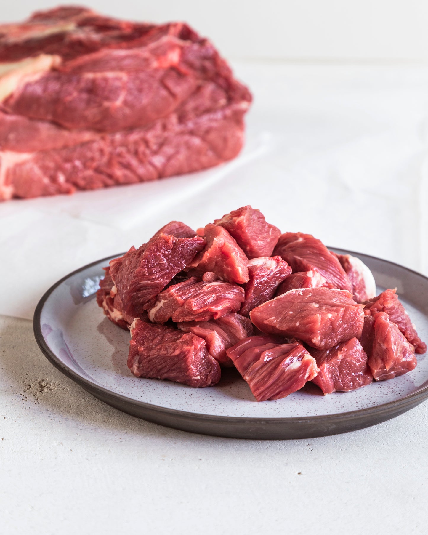 Aguja ternera en tacos