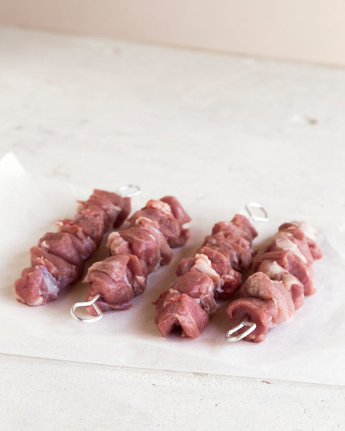 Brocheta de lechazo