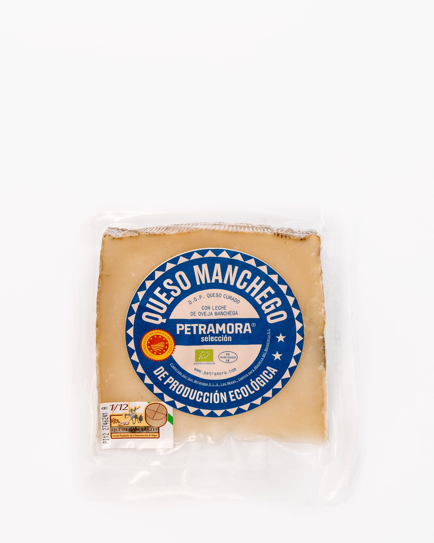 Queso manchego curado ecológico D.O. 200 g