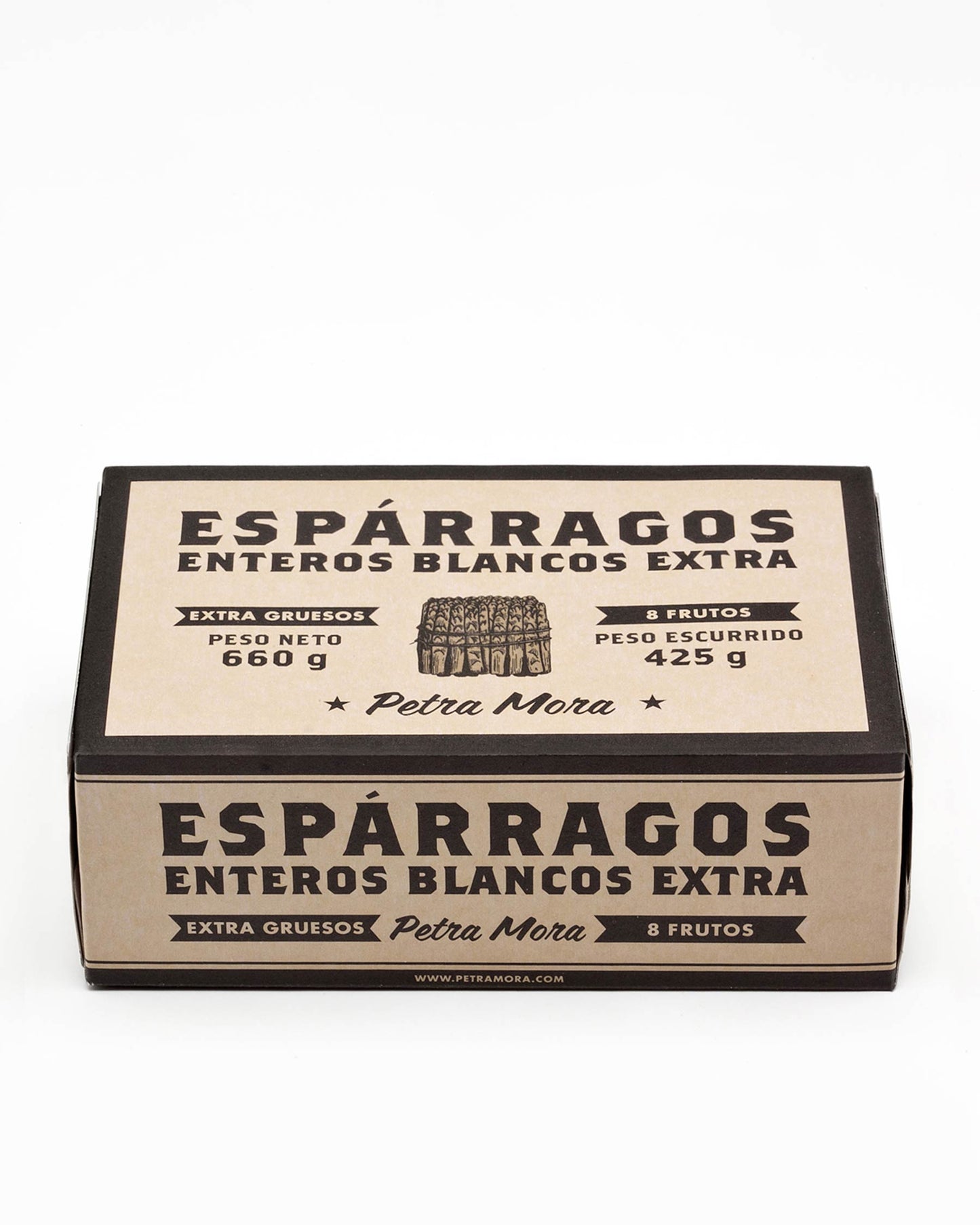 Espárragos D.O Navarra 8 frutos extragrueso 660 g