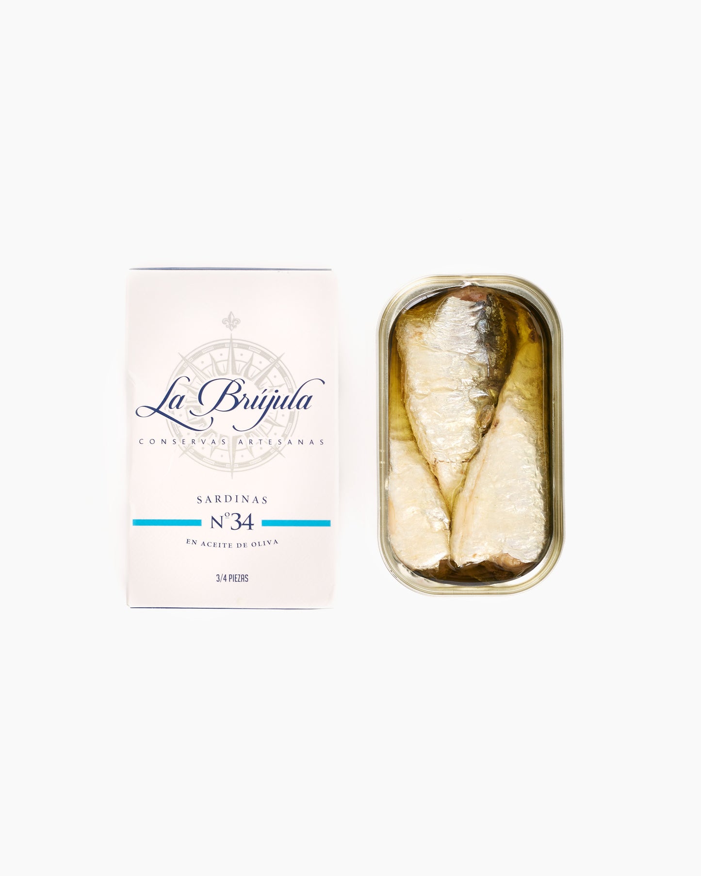 Sardinas en aceite de oliva 3-4 115 g