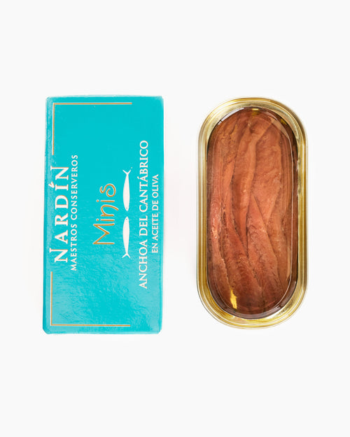 Anchoas Cantábrico minis aceite oliva Nardin 50 g