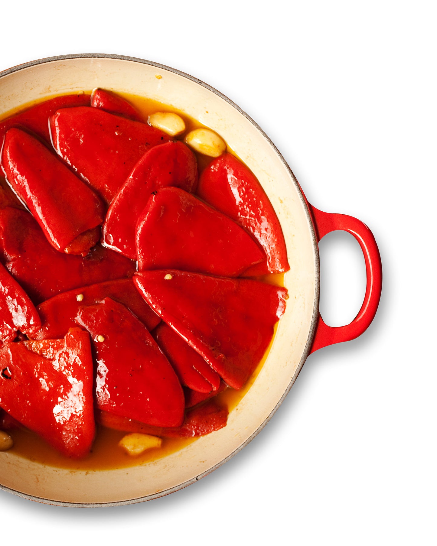 Pimientos del piquillo enteros, asados y pelados