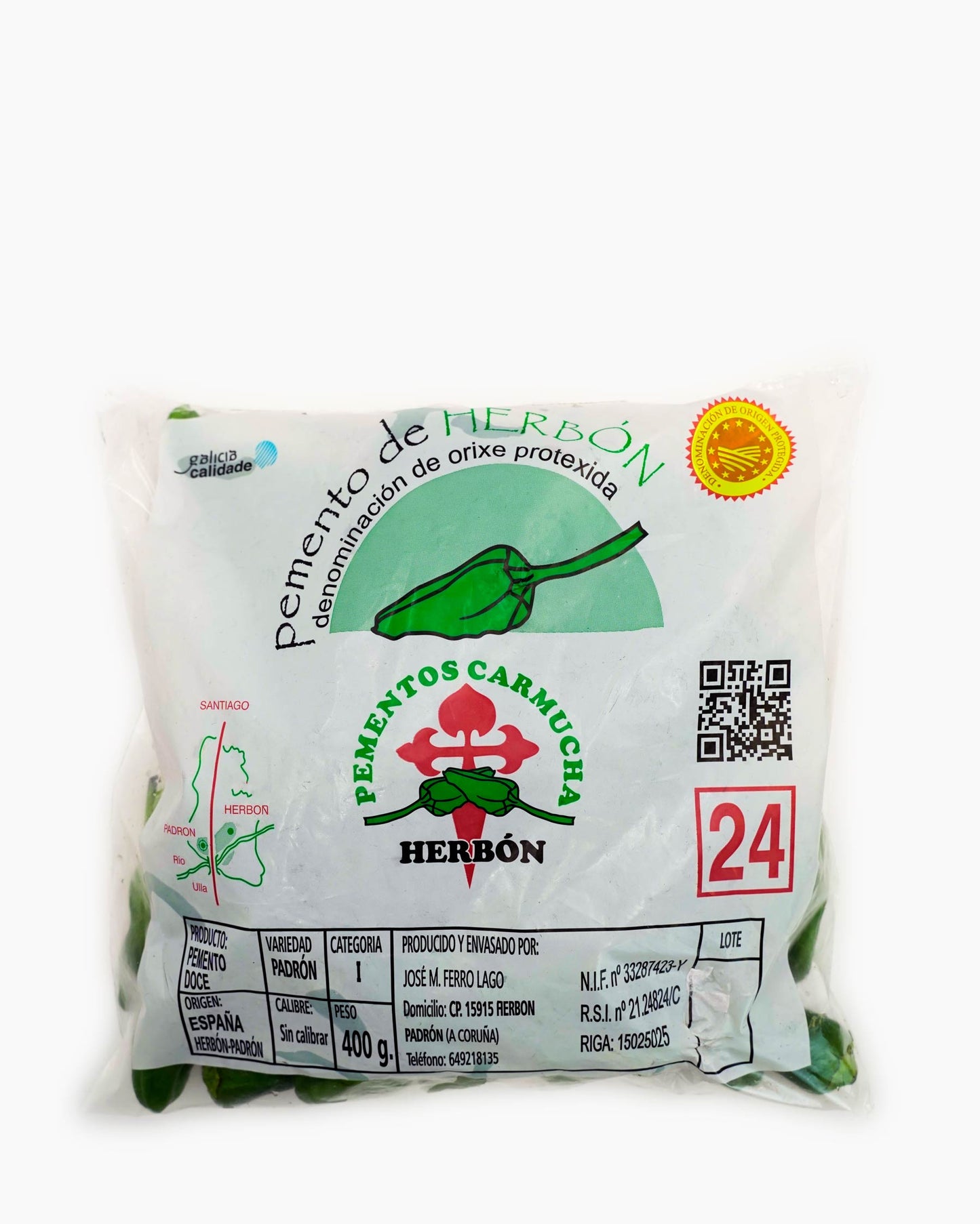 Pimientos de Herbón D.O.P 400g