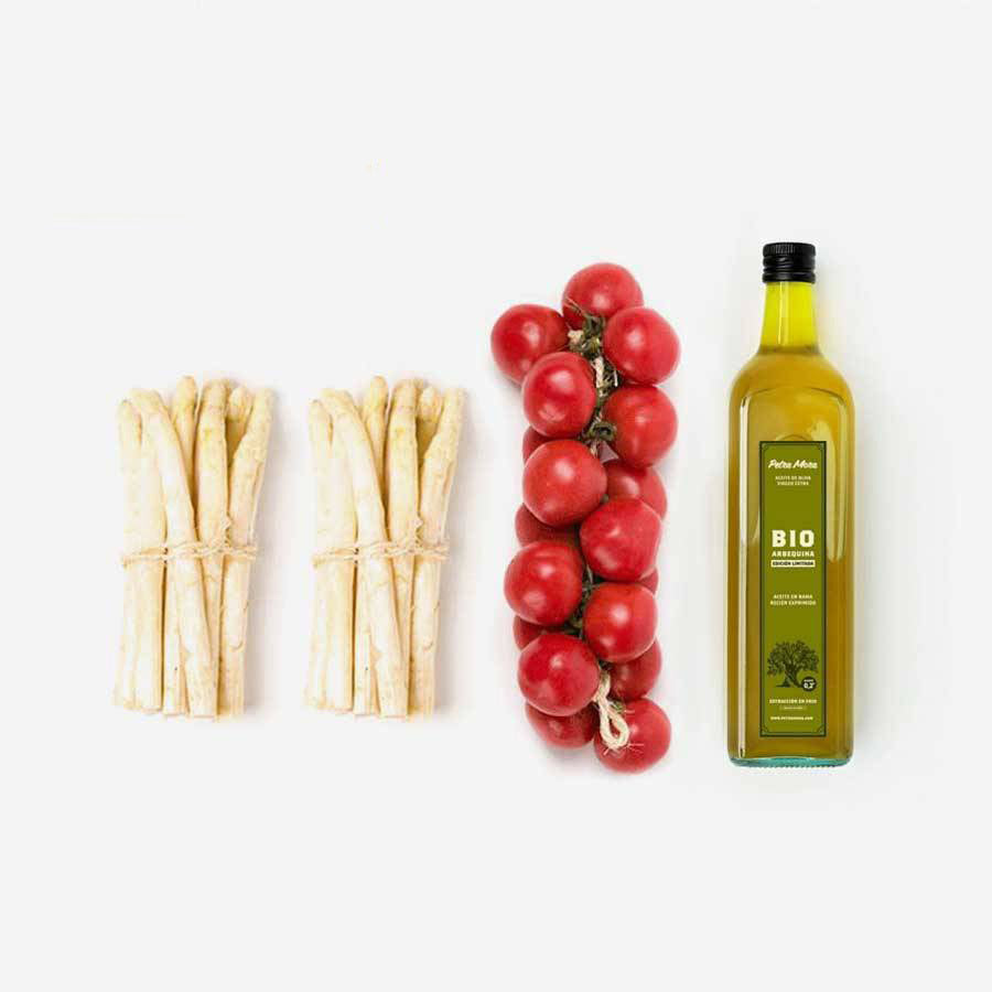 Espárragos, tomate y cía