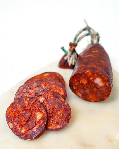 Chorizo de León agridulce