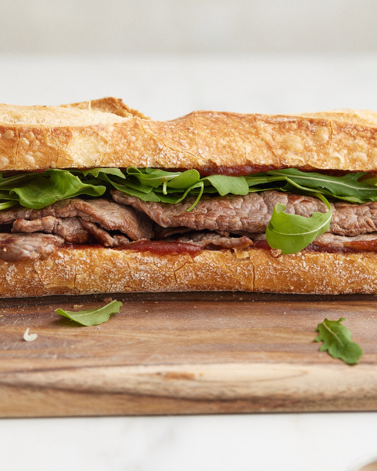 bocadillo de filete de ternera