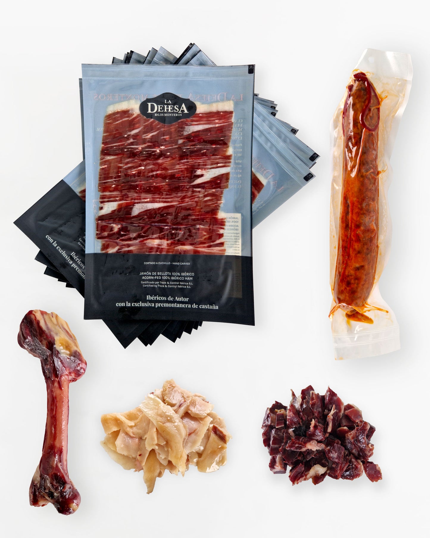 Pack 1/2 jamón de bellota 100% ibérico loncheado