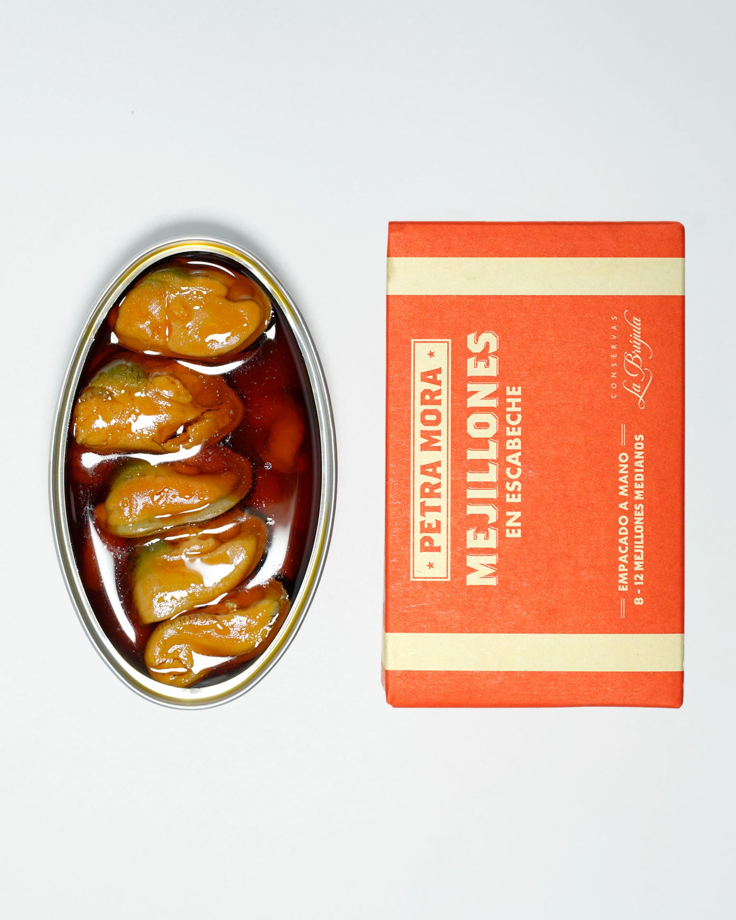 Mejillones en escabeche 6/8 piezas gigantes 110 g