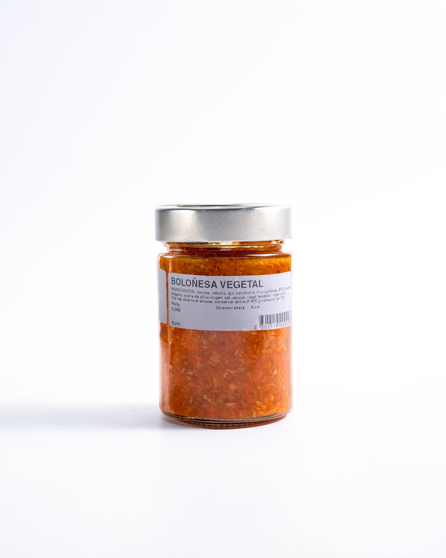 Salsa boloñesa vegetal