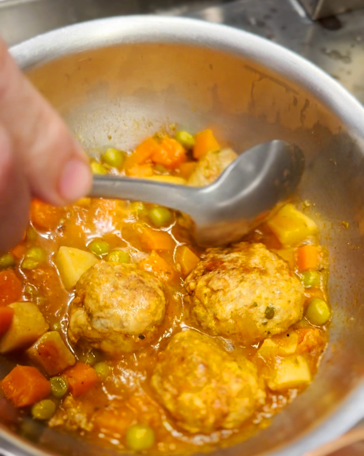 Albóndigas a la jardinera