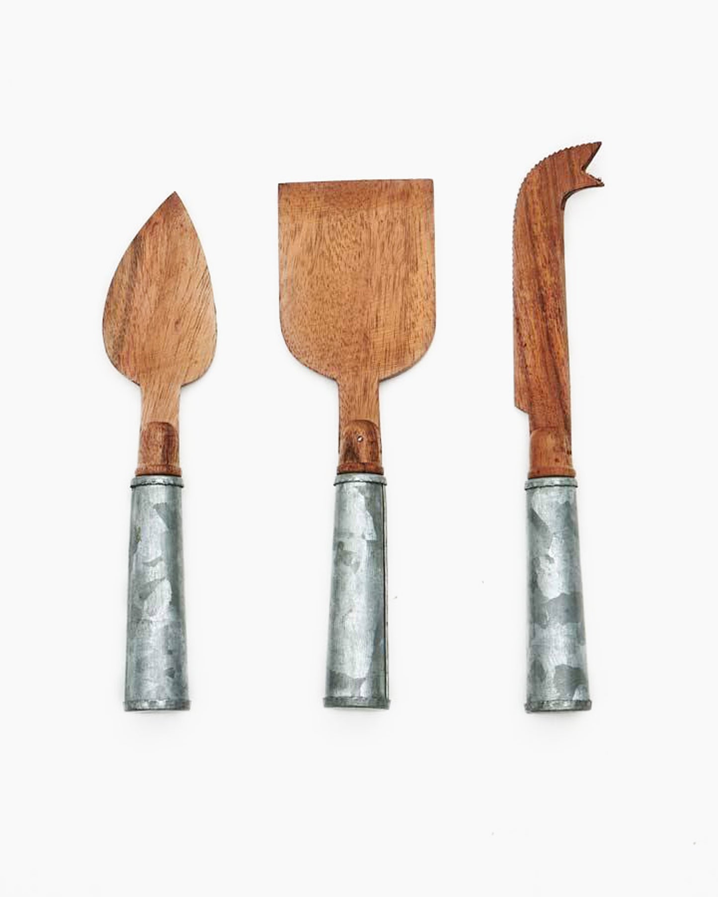 Set 3 cuchillos de queso madera