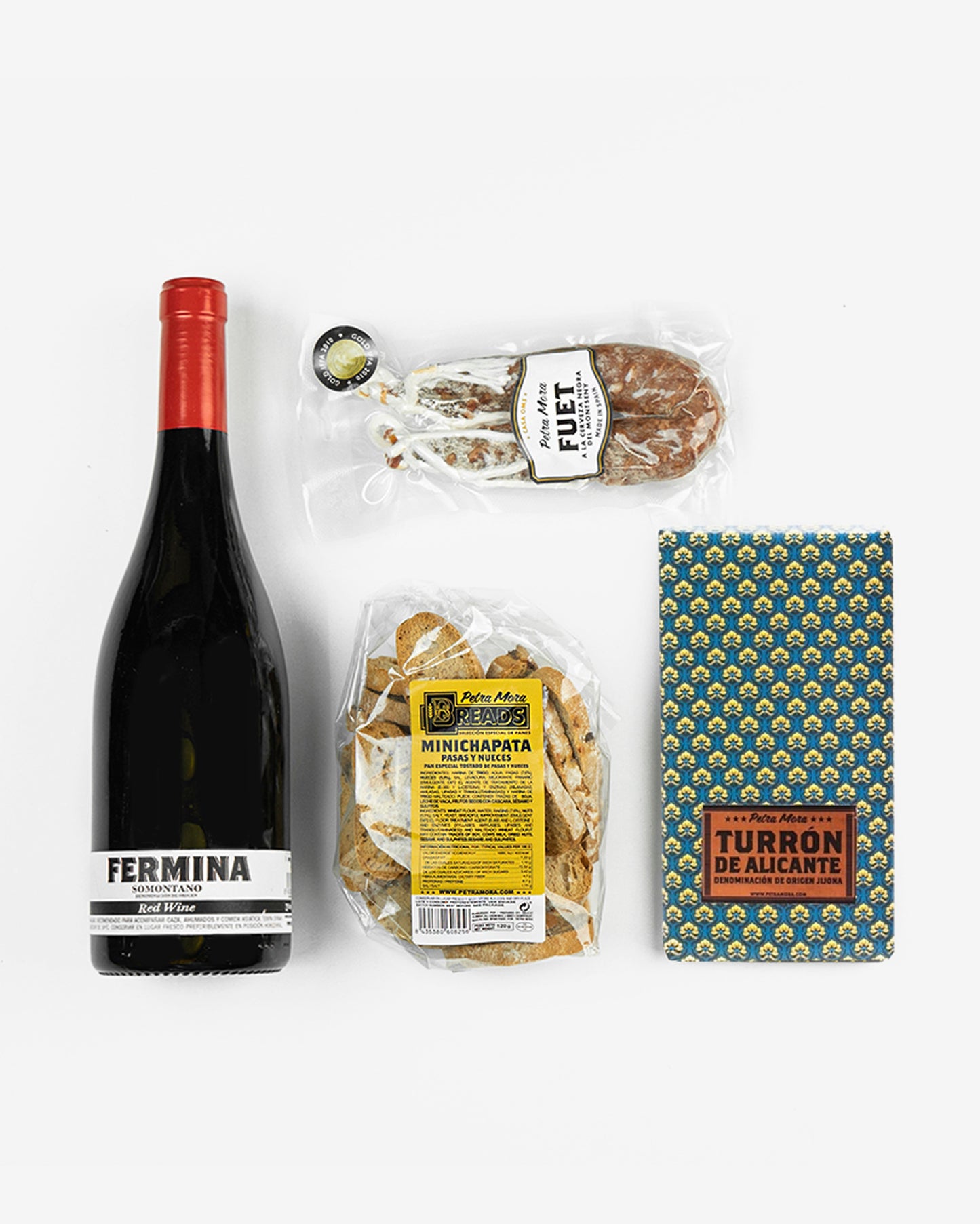 Cesta regalo con dulce y salado