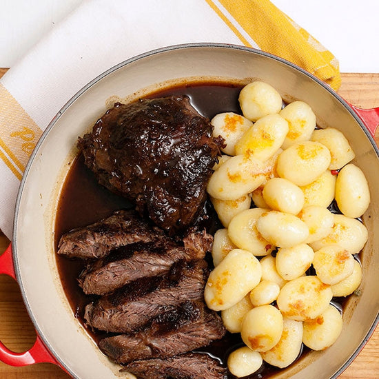 Carrillera de ternera con patatas