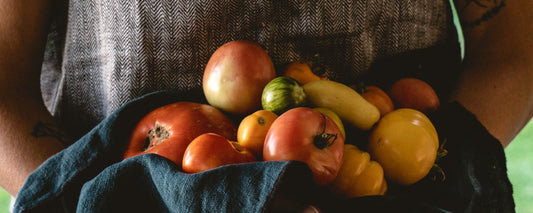 caja de variedades de tomate