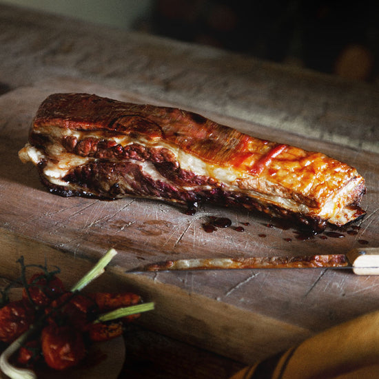 costilla de ternera con miel