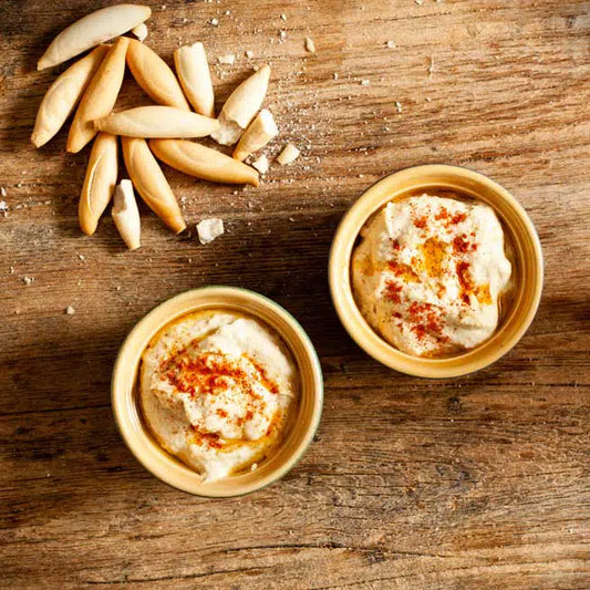 humus casero con picos