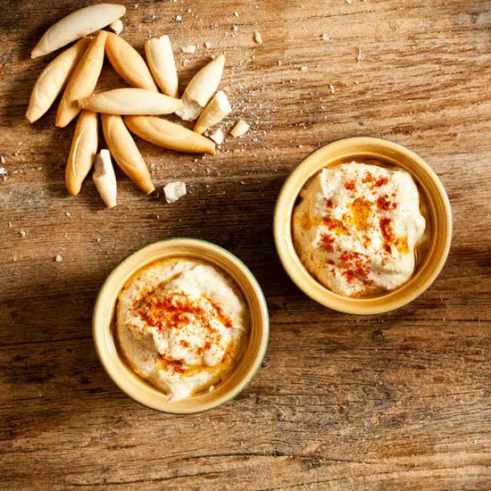 humus casero con picos