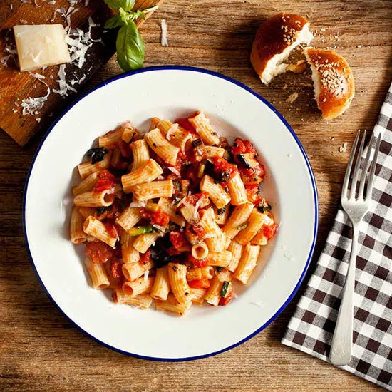 pasta con aceitunas negras