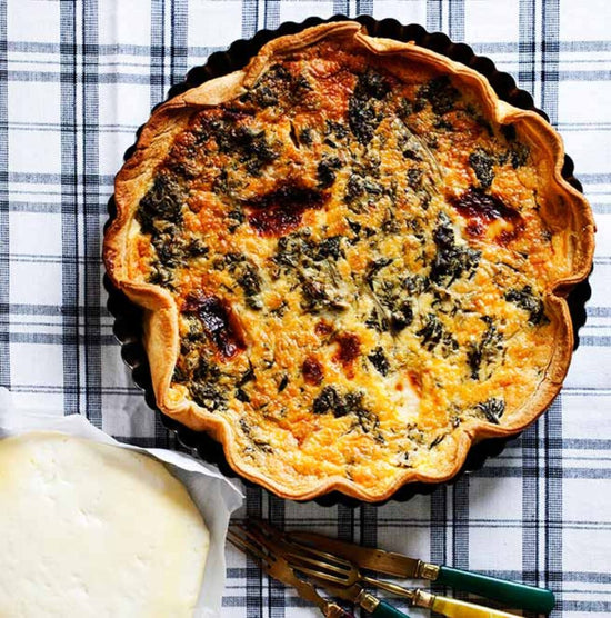 Quiche de grelos