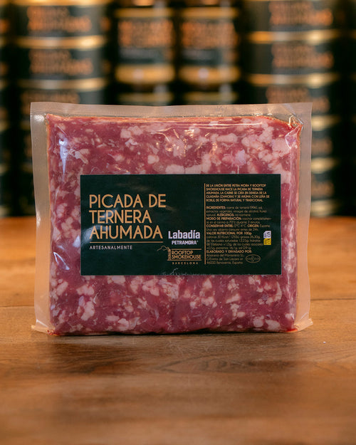 Picada de ternera ahumada 500 g