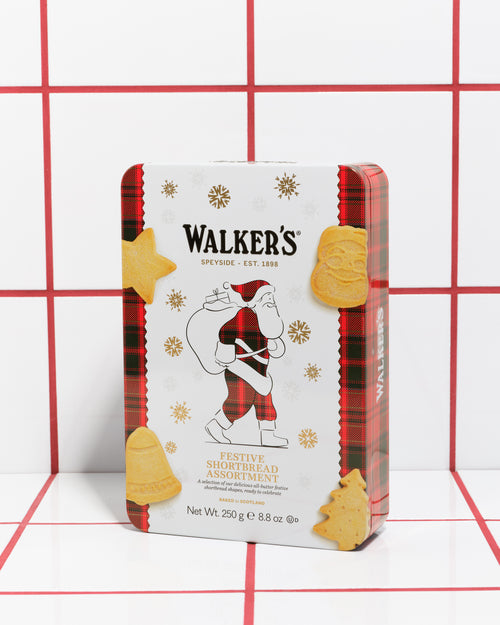 Surtido de galletas caja metalica Santa Claus