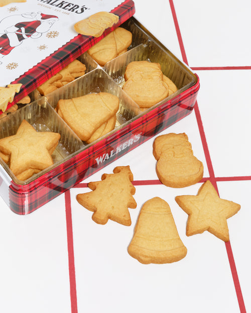 Surtido de galletas caja metalica Santa Claus