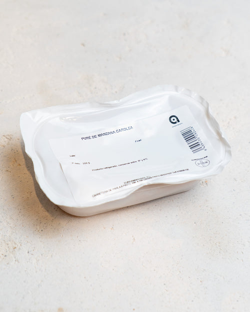 envase de puré de manzana 