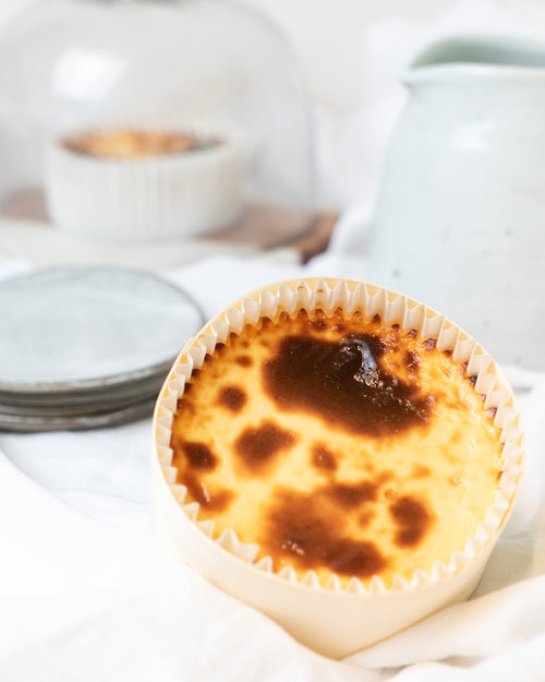 tarta de queso con queso de oveja