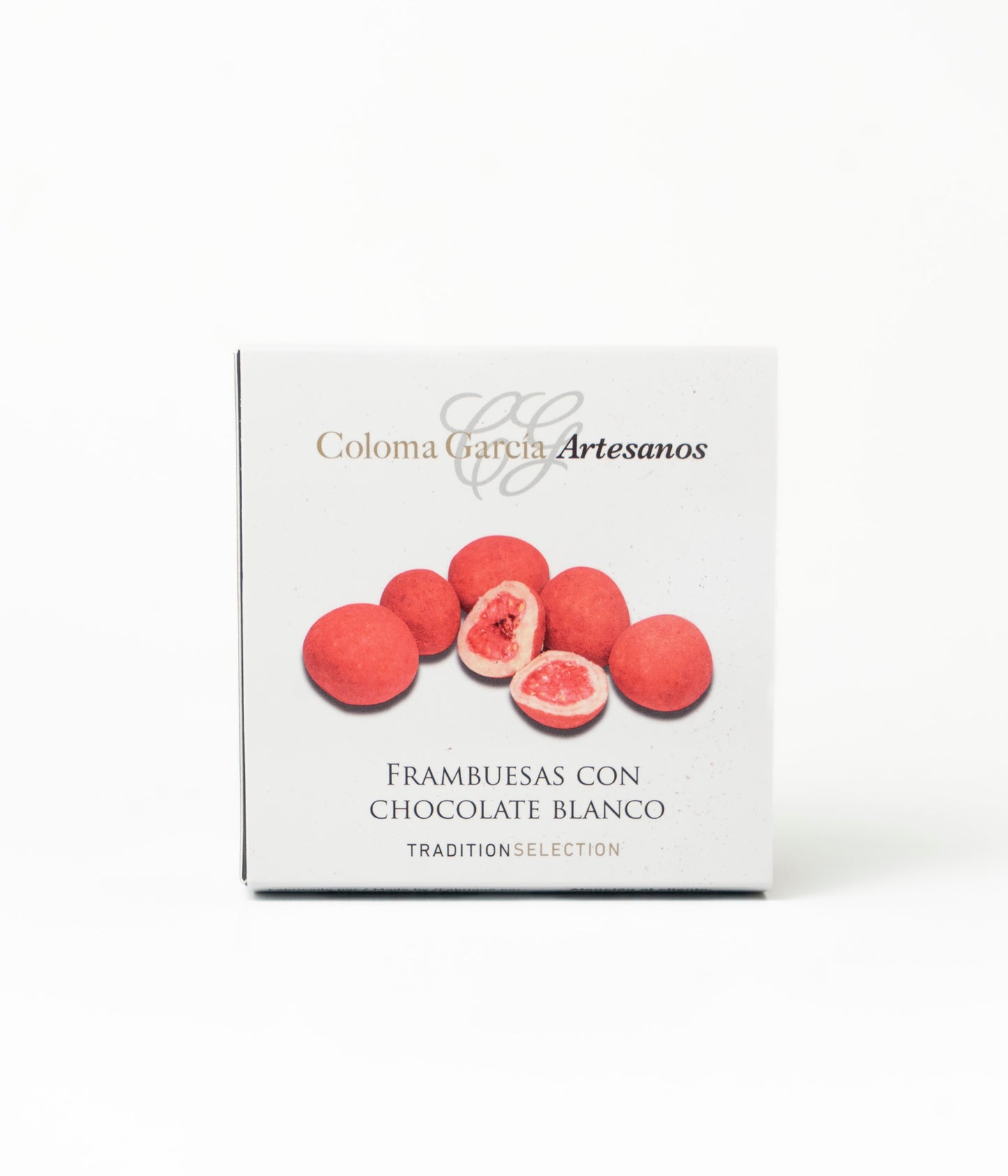 Frambuesas al chocolate blanco 90 g